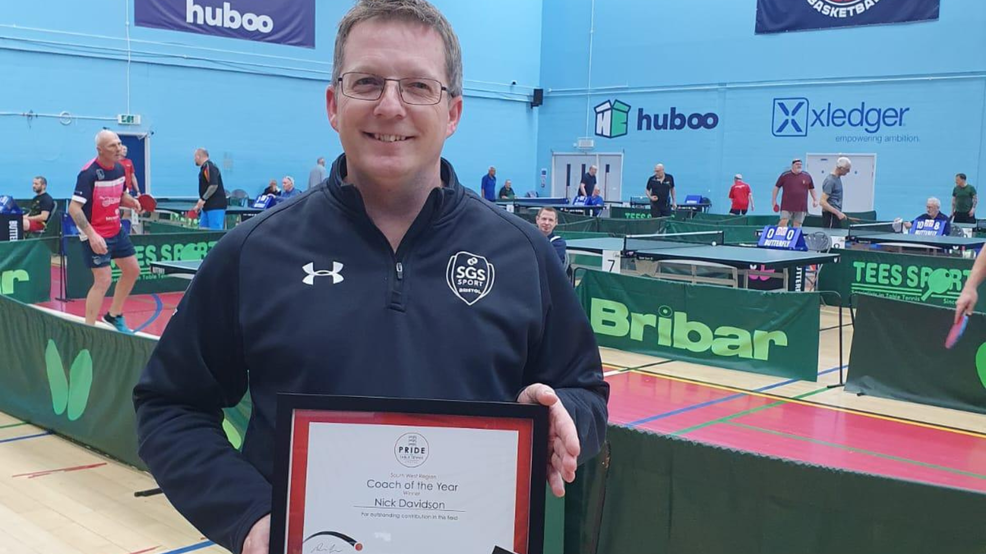 SGS Table Tennis coach receives coach of the year award News SGS